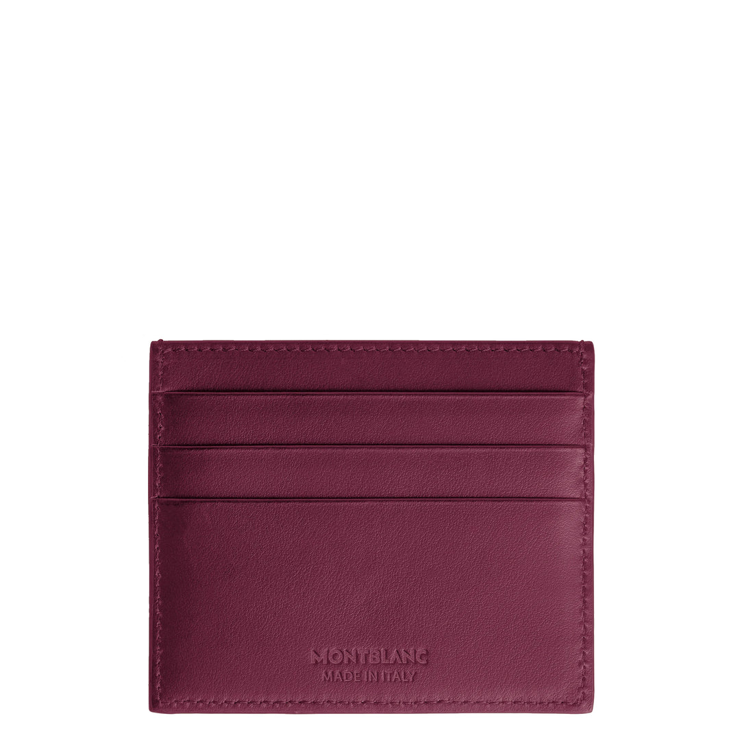 Montblanc card holder 6cc Extreme 3.0 black/cassis 199420