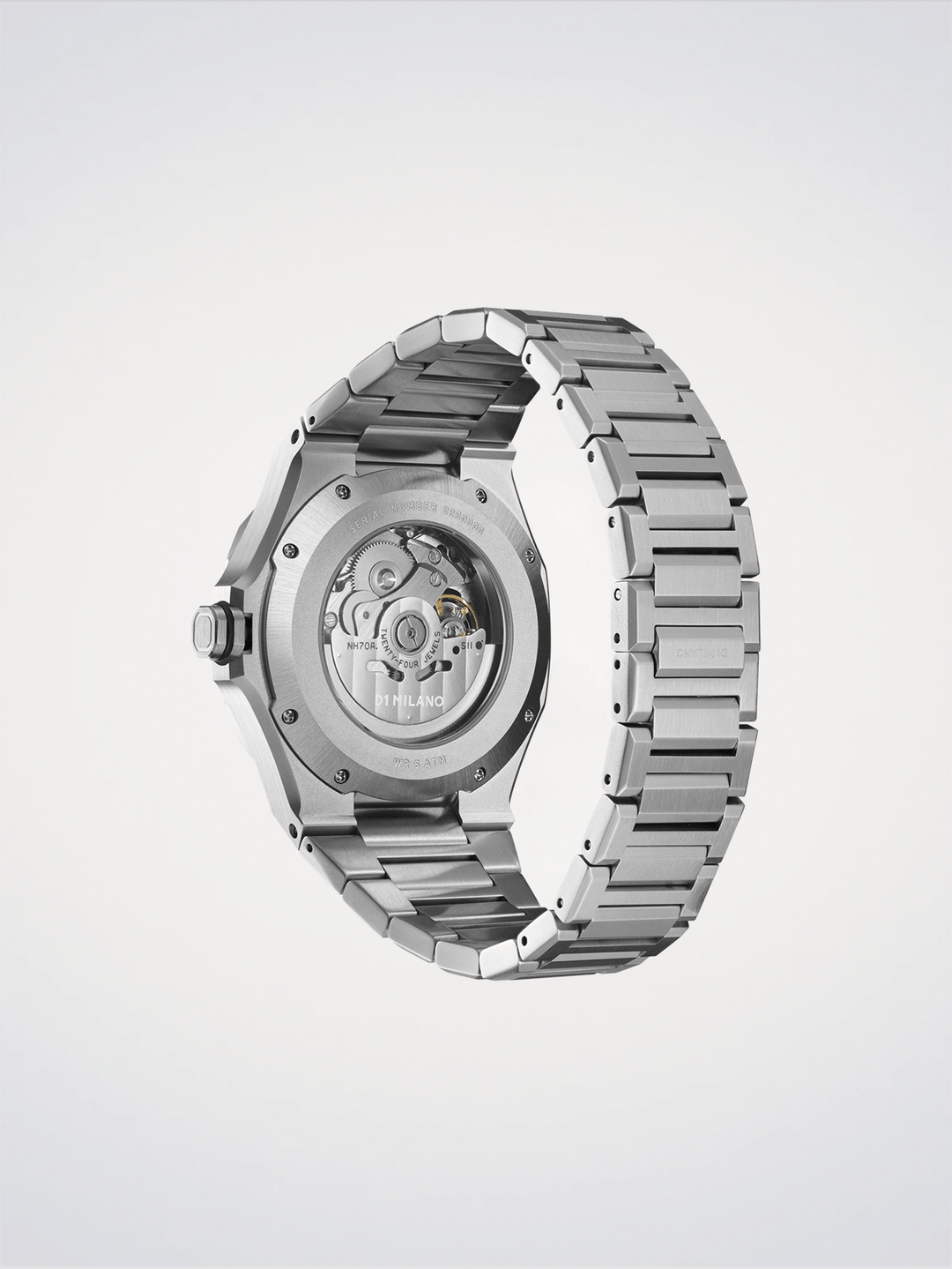 D1 Milano Silberskelett 41,5 mm D1-SKBJ10