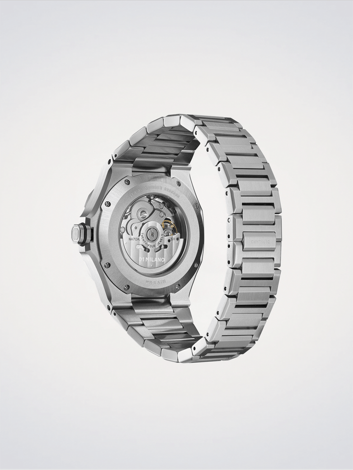 D1 Milano Silberskelett 41,5 mm D1-SKBJ10