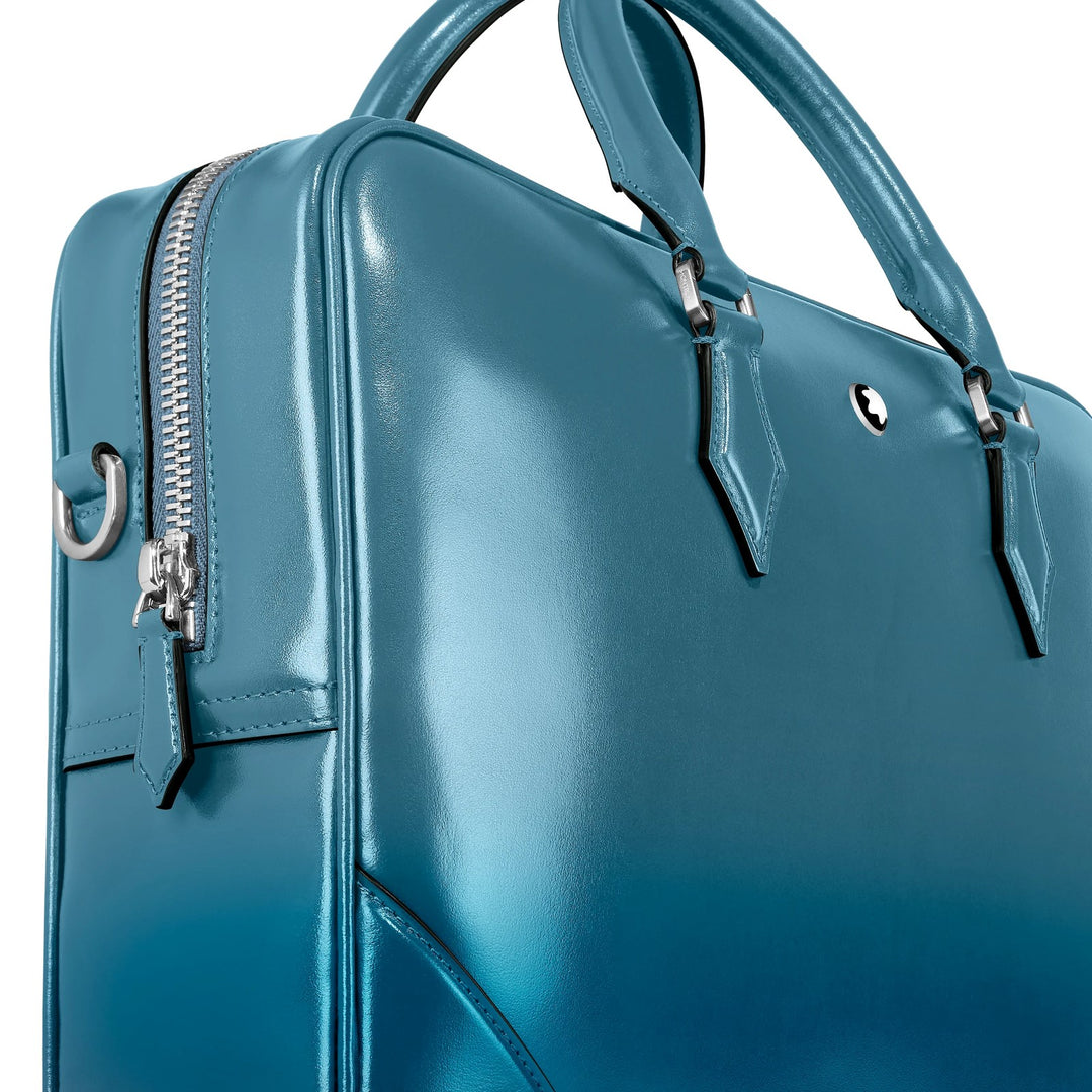 Porte-documents Montblanc Meisterstück en bleu fumé nuancé 199272