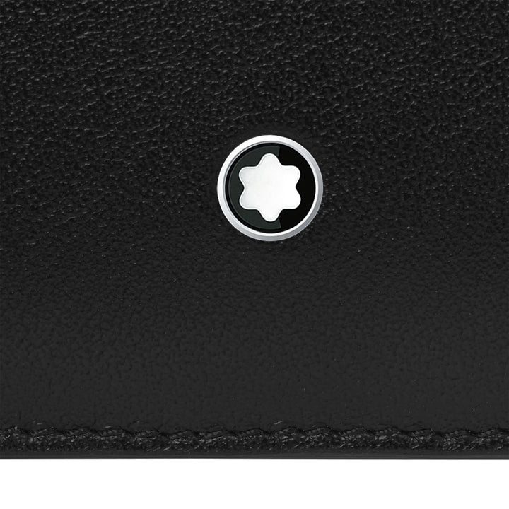 Montblanc portafoglio 6cc con porta carte rimovibile 131250