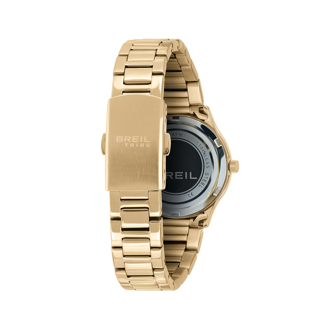 Montre Breil Abby 32mm acier quartz blanc finition PVD or EW0754