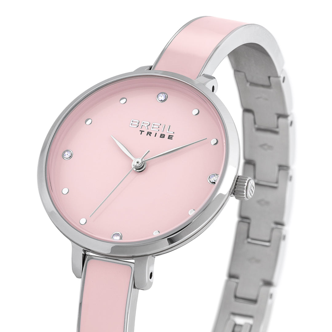 Breil watch Sorbet Time 30 mm pink quartz steel EW0829