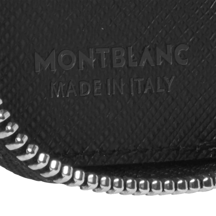 Case Montblanc pour 1 outil d'écriture avec zip vestimentaire noir 198362