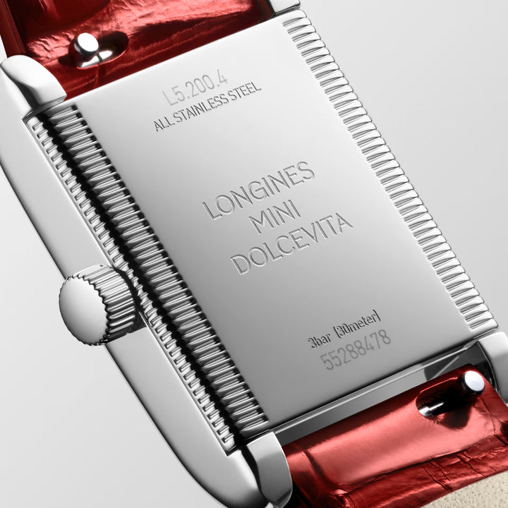 Longines Mini Dolcevita Watch 21,5x29 mm Srebrny kwarc stalowy L5.200.4.71.5