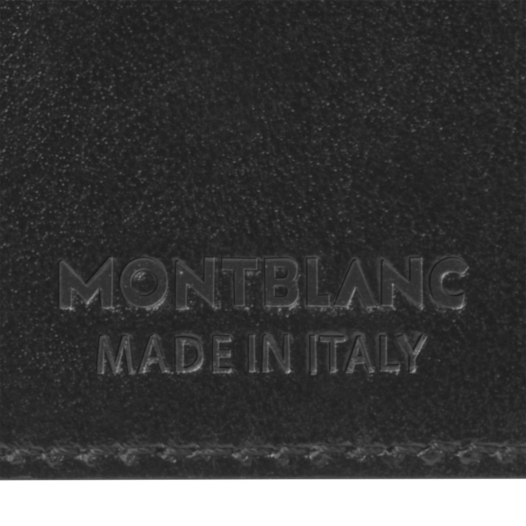 Montblanc Meisterstück 钱包 6 个隔间,黑色金属夹 198313