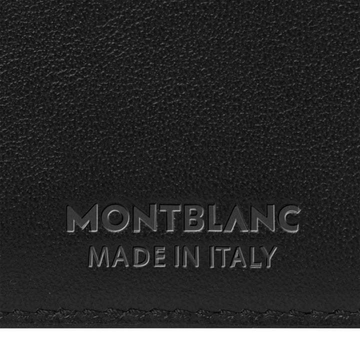 Montblanc portafoglio 6cc con porta carte rimovibile 131250