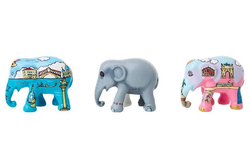 Elephant Parade Multipack Elefanten Bella Italia – Venedig + Mosha Loves Italia + Mailand