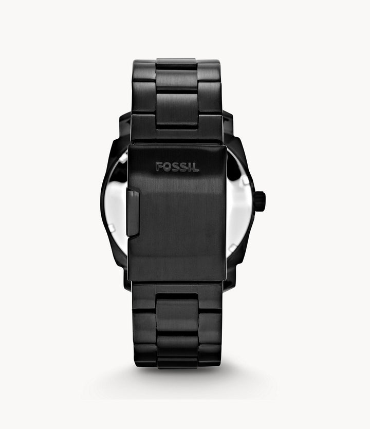 Fossil Machine 42mm Watch Black Quartz Steel povrch PVD Black FS4775I