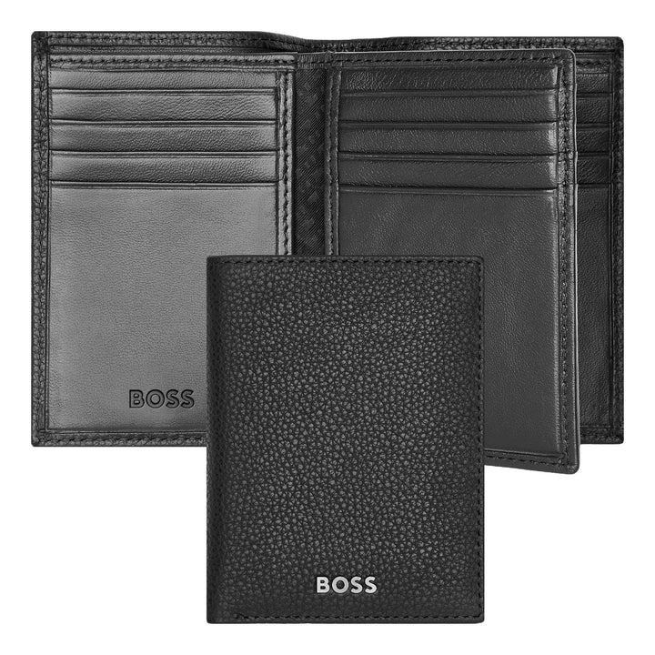Hugo Boss Trifold Kartenhalter Classic Granulated Black HLF416A