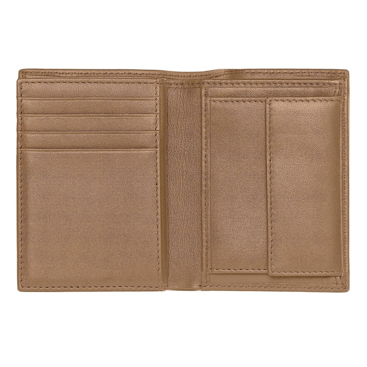 Hugo Boss Card Holder with Flap and Money Pocket Classic Grained Camel HLG416X