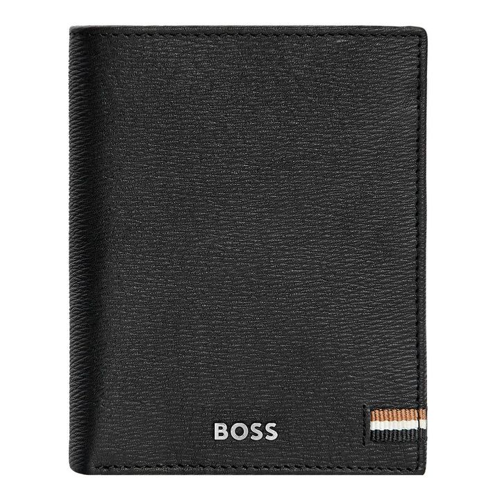 Hugo Boss Card holder with flap and money pocket Iconic Black HLG421A