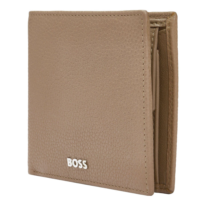 Hugo Boss Portafoglio porta soldi Classico Granulato Cammello HLM416X