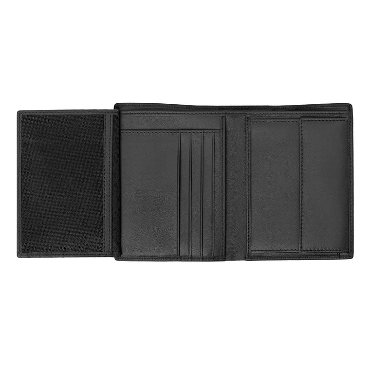 Hugo Boss Portafoglio porta soldi con patta verticale Classico Granulato Nero HLO416A