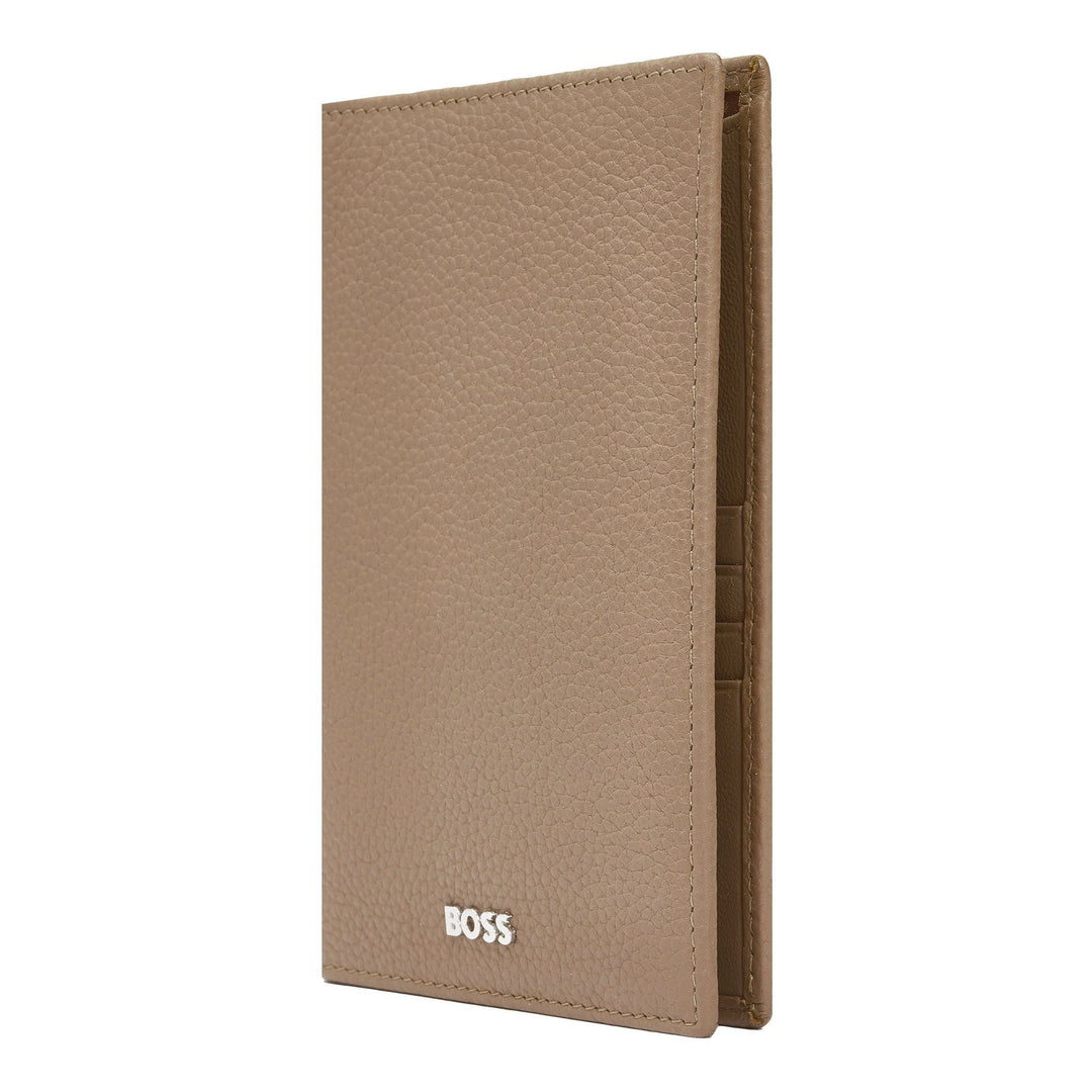 Hugo Boss Portapassaporto Classico Granato Cammello HLP416X