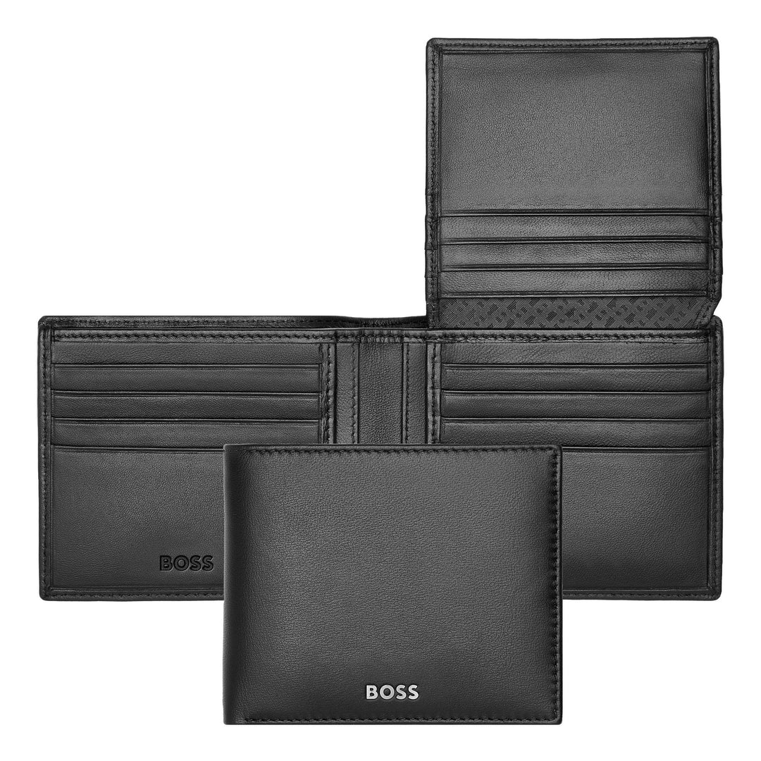 Hugo Boss Classic Smooth Flap Wallet Schwarz HLY403A