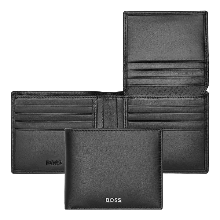 Hugo Boss Classic Smooth Flap Wallet Schwarz HLY403A