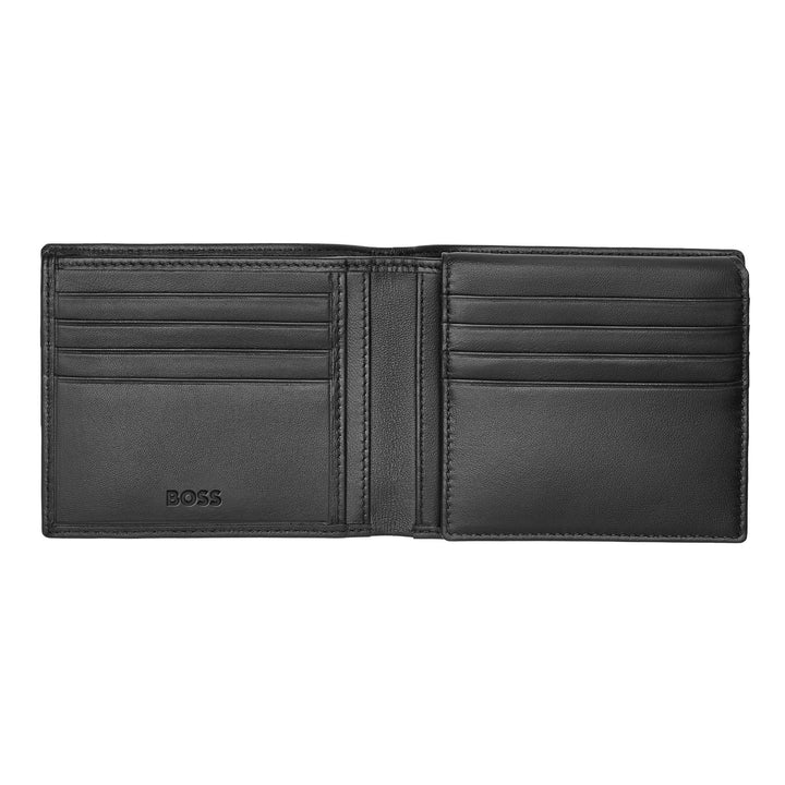 Hugo Boss Classic Smooth Flap Wallet Schwarz HLY403A