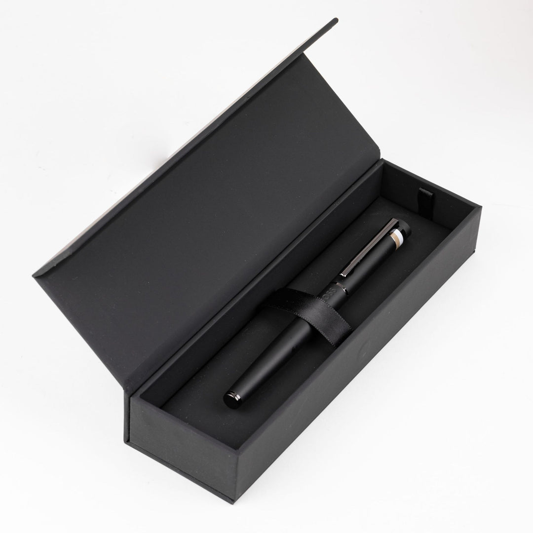 Hugo Boss Kugelschreiber Loop Black Iconic HSG3525A