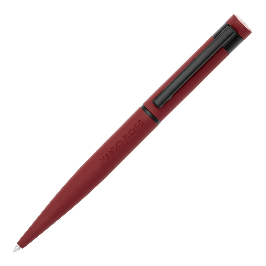Stylo à bille Hugo Boss Loop Rouge Mat HSG4634R