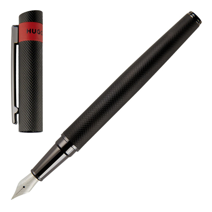 Hugo Boss Penna stilografica Loop Diamond Nero HSW3672A