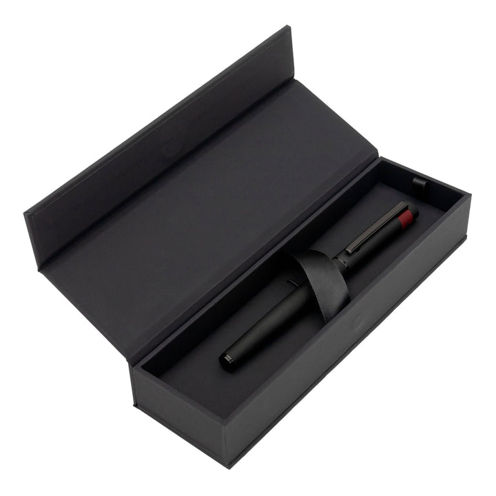 Hugo Boss Loop Stylo Roller Diamant Noir HSW3675A