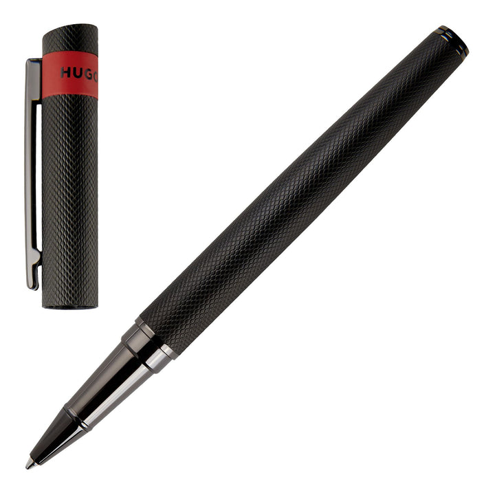 Hugo Boss Loop Stylo Roller Diamant Noir HSW3675A