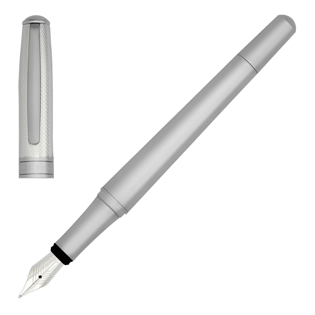 Hugo Boss Essential Metal Silver Füllfederhalter HSY4872C