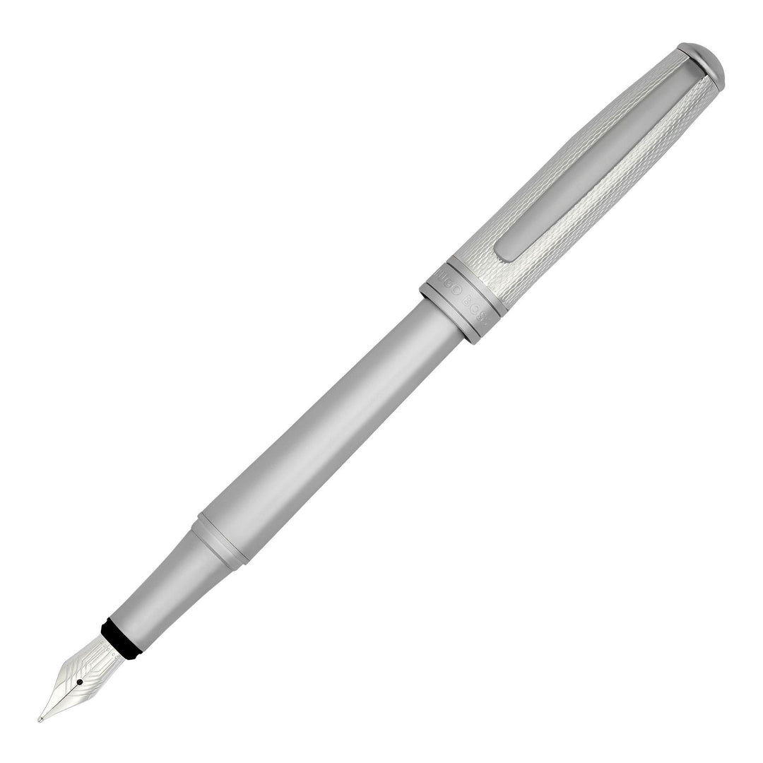 Hugo Boss Essential Metal Silver Füllfederhalter HSY4872C
