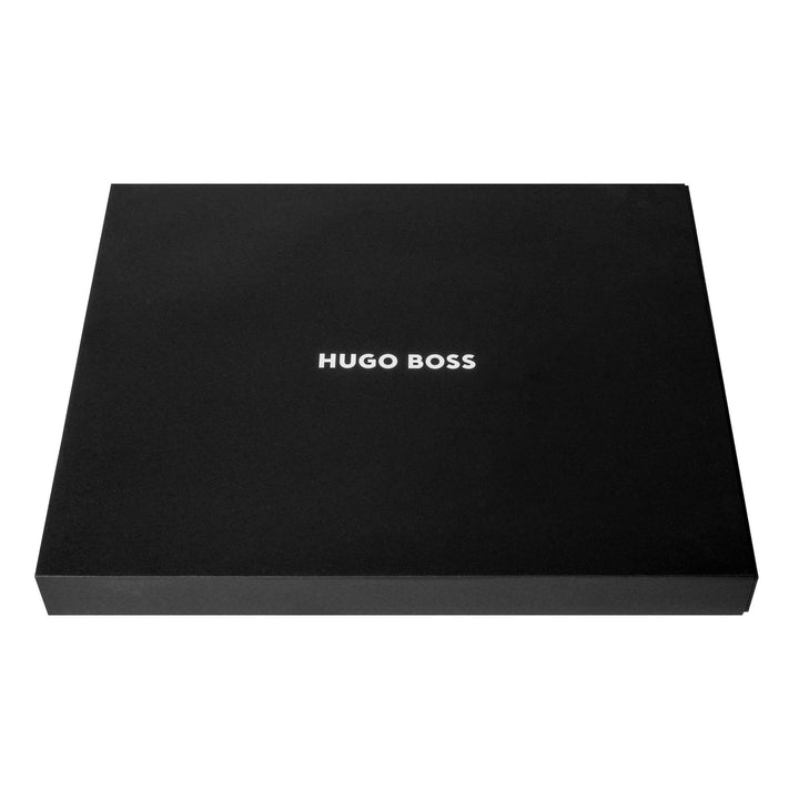 Hugo Boss Cartella per conferenze con cerniera A4 Pure Iconic Black HTA410A