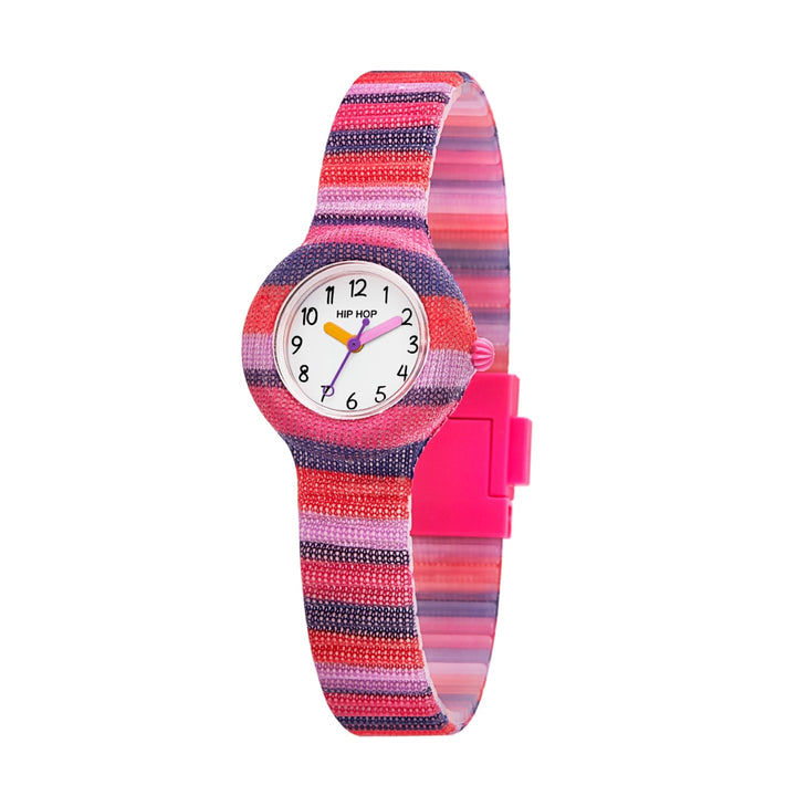 Hip Hop Clock Pink Stripes Sběr methodu 28 mm hwu1184
