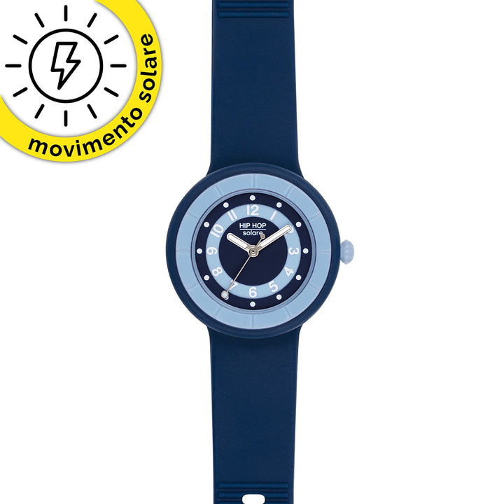 Hip Hop часы ELECTRIC BLUE Hero.Dot Солнечная коллекция 34mm HWU1209