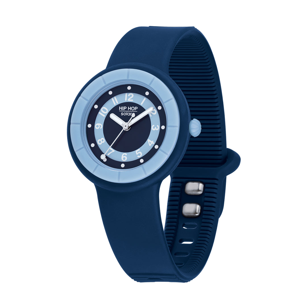 Hip Hop часы ELECTRIC BLUE Hero.Dot Солнечная коллекция 34mm HWU1209