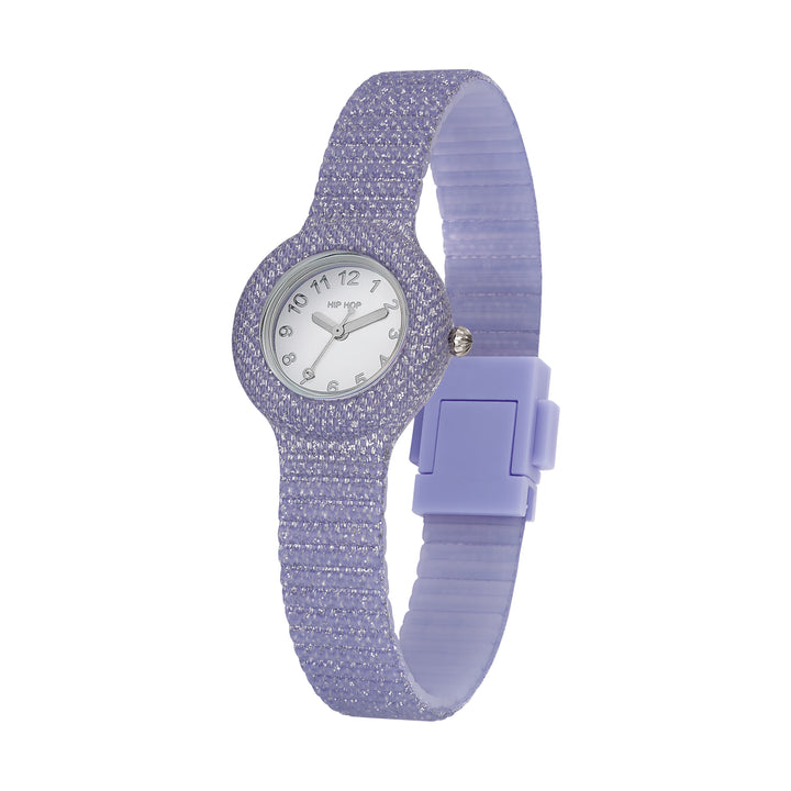 Hip Hop Lilac Shimmer Crush Collection 28 mm HWU1246 Watch Watch Watch