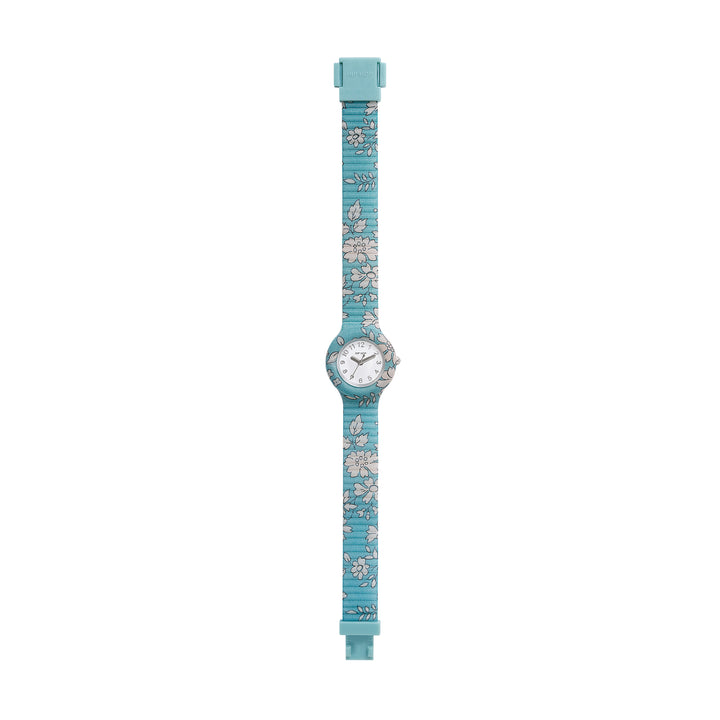 Hip Hop Light Blue Winter Blossom Collection de 28 mm HWU1251 Watch Watch