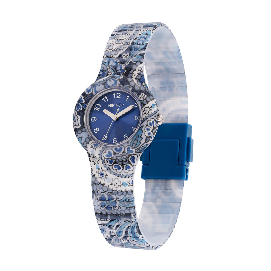 Montre Hip Hop Collection Bleu Paisley 32mm HWU1308