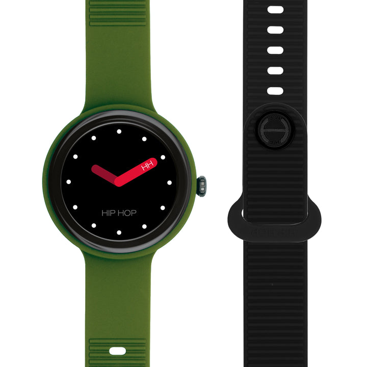 Hip Hop Smartwatch Grün/Schwarz Hero.Next 41mm HWU1315