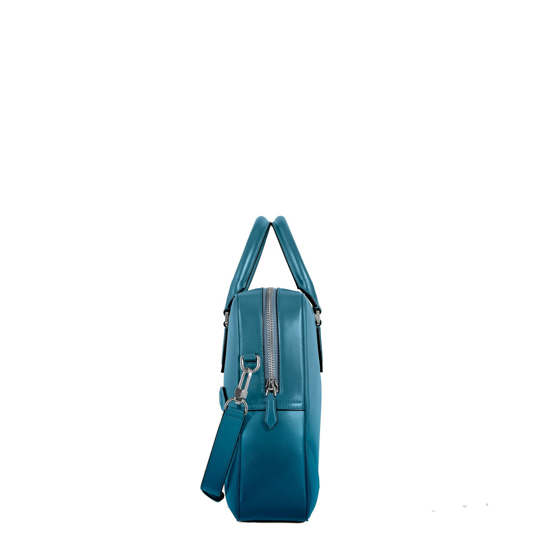 Porte-documents Montblanc Meisterstück en bleu fumé nuancé 199272