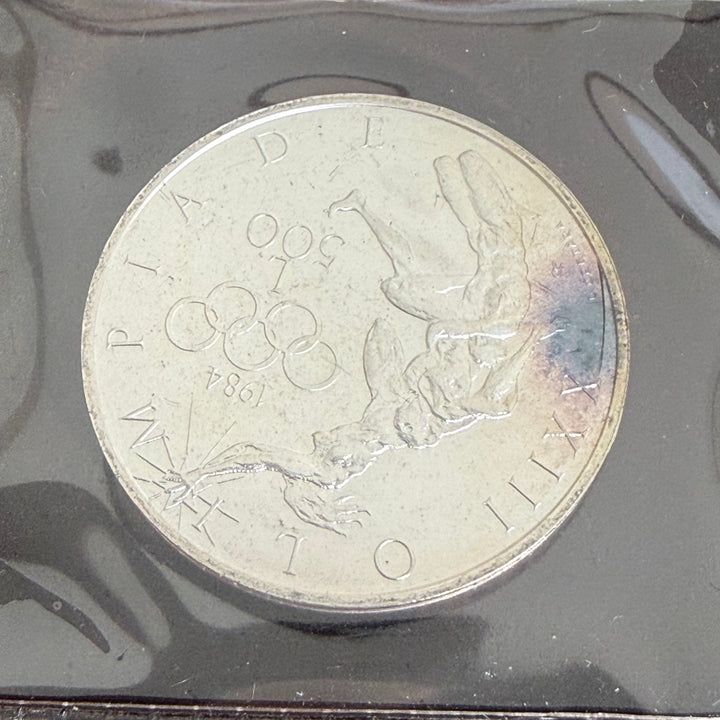 Monete in argento 500 1000 Lire Repubblica di San Marino XXIII Olimpiade 1984