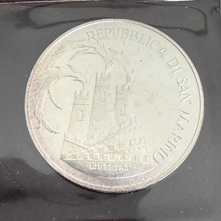 Monete in argento 500 1000 Lire Repubblica di San Marino XXIII Olimpiade 1984