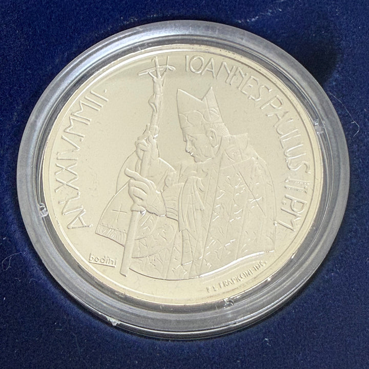 Pièce en argent 10€ Pontificat de Sa Sainteté Jean-Paul II Année XXIV 2002