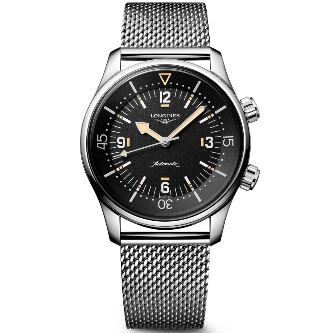 Longines watch Legend Diver 59 42mm black automatic steel L3.795.4.59.9