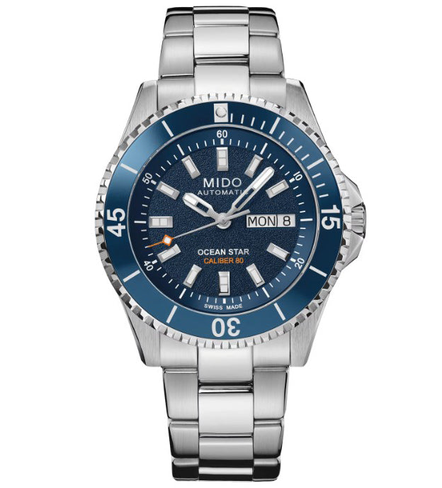 Mido watch Ocean Star 200 41mm blue automatic steel M026.930.11.041.00