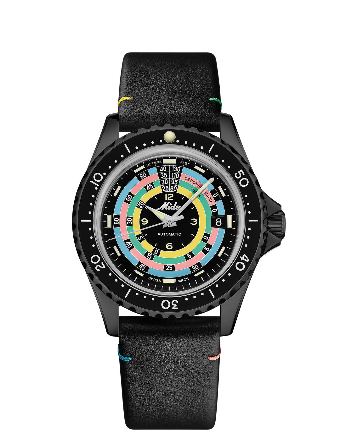 Mido Ocean Star Dekompression Worldtimer Limited Edition 1961 40mm Automatic Black Finishing PVD Black M026.807.807.33.051.00