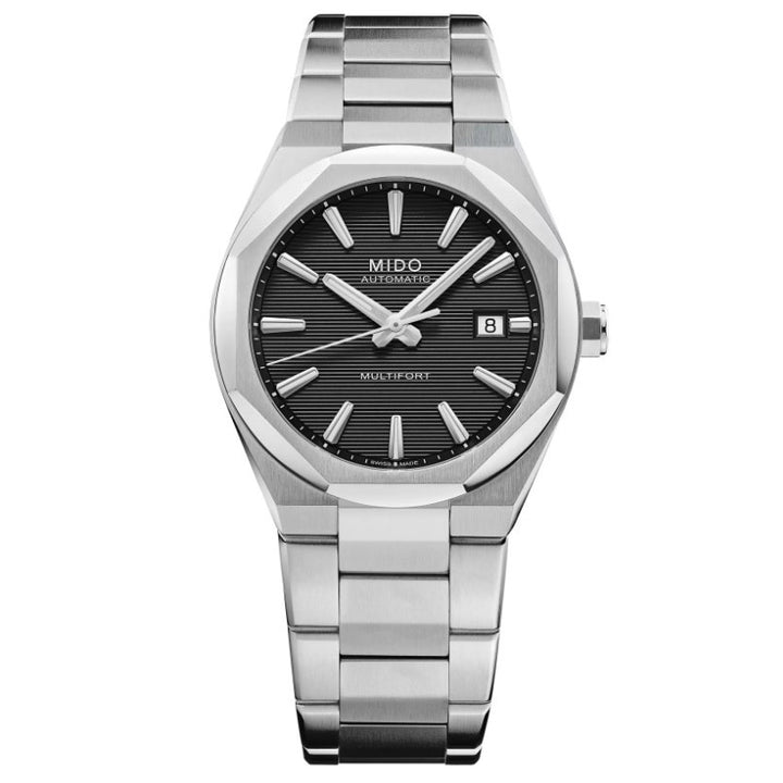 Mido Uhr Multifort 8 One Crown schwarz 40mm Automatik Stahl M055.507.11.051.00