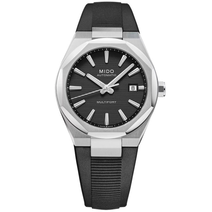 Mido orologio Multifort 8 One Crown nero 40mm automatico acciaio M055.507.17.051.00