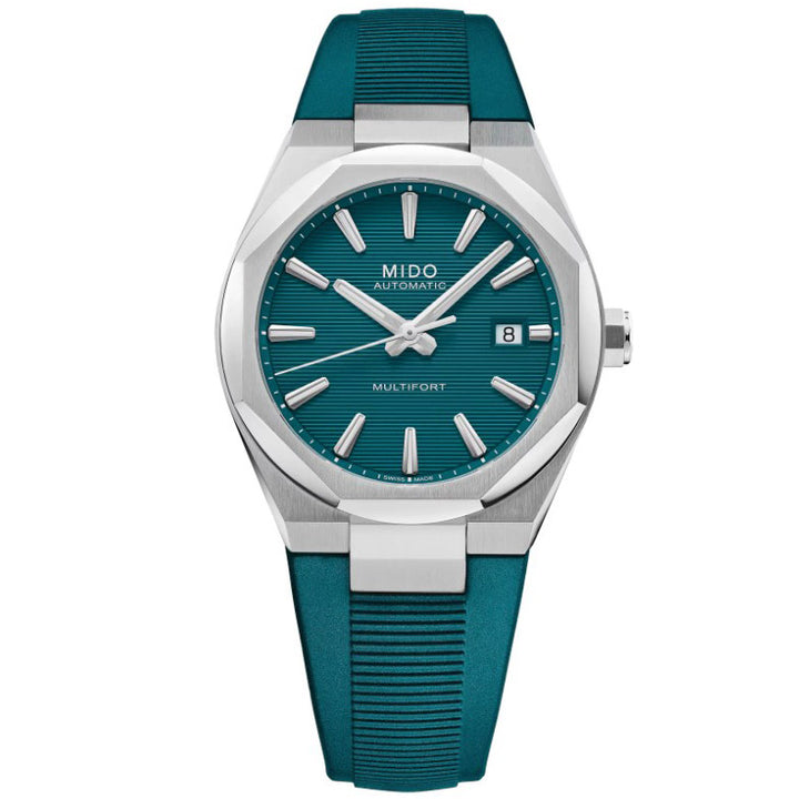 Mido watch Multifort 8 One Crown green 40mm automatic steel M055.507.17.091.00