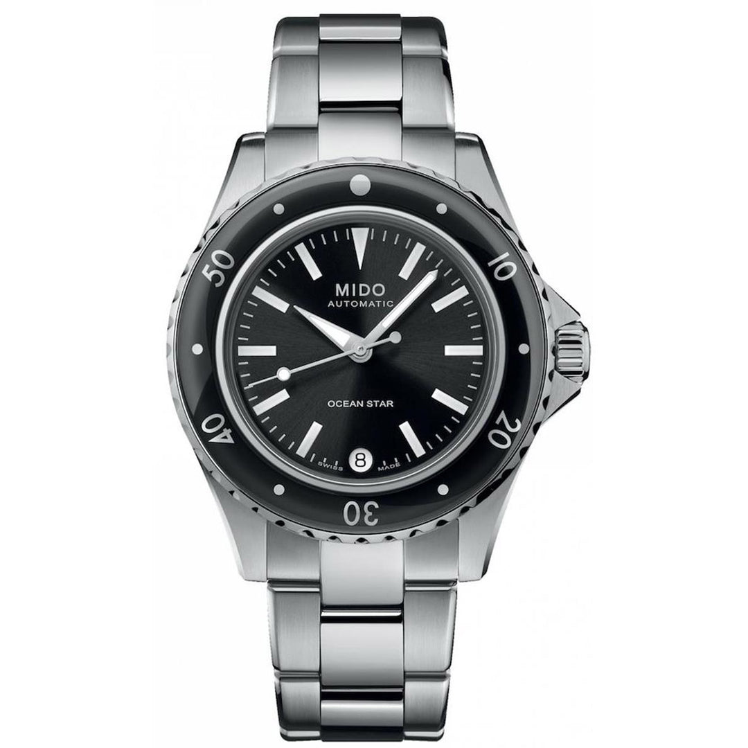 Mido Ocean Star 36,5 mm Watch Automatisk sort stål M026.207.11.051.00