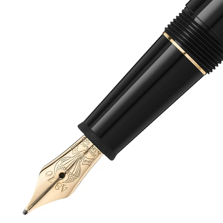 Montblanc Füllfederhalter Meisterstück Around The World in 80 Days mit anthrazitfarbener Spitze M 128472