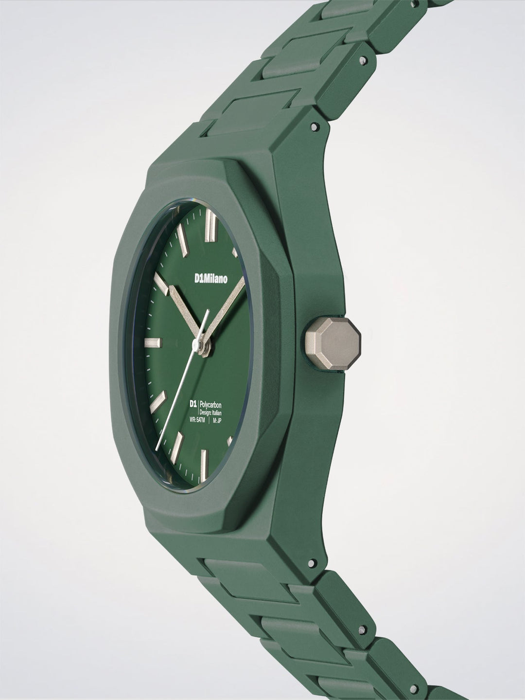 D1 Milano Green Legacy Polycarbonat-Uhr 40,5 mm D1-PCBJ42
